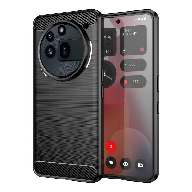 Carbon Fiber Brushed Texture TPU Phone Case