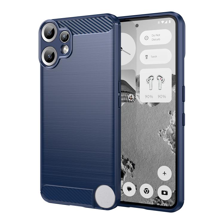 Carbon Fiber Brushed Texture TPU Phone Case