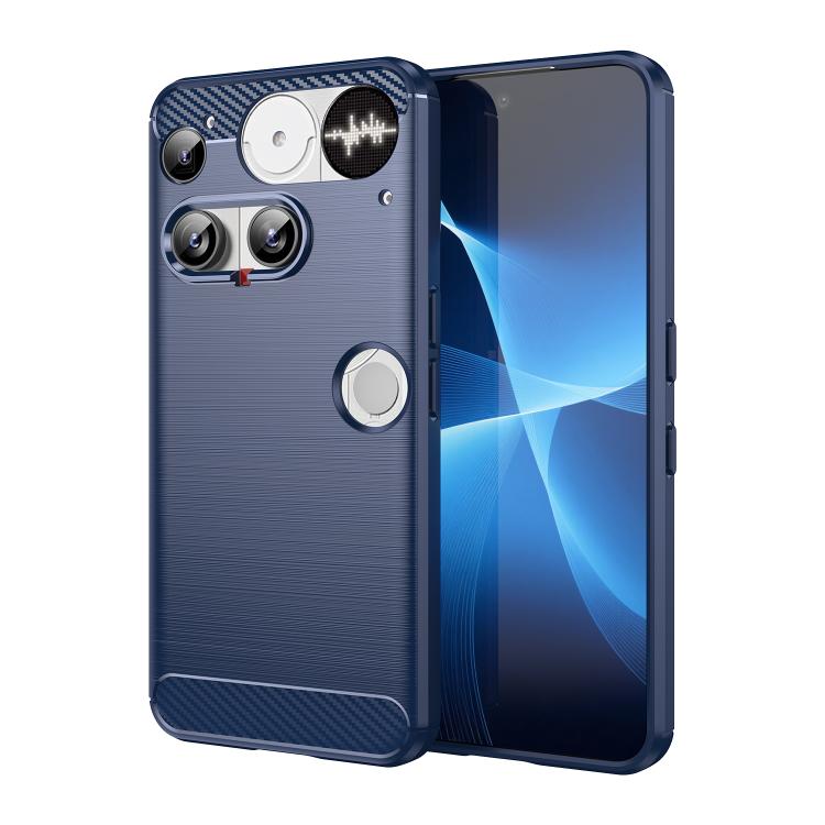 Carbon Fiber Brushed Texture TPU Phone Case
