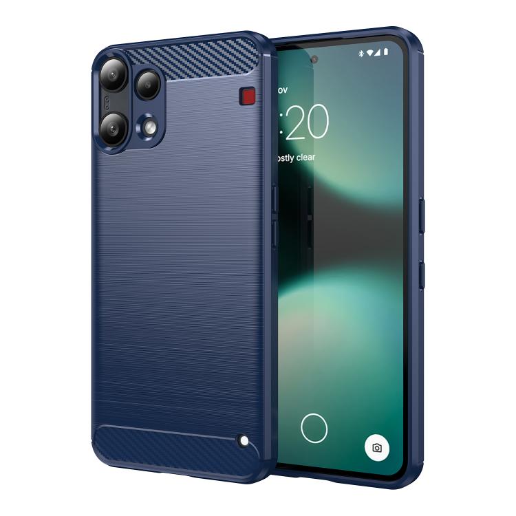 Carbon Fiber Brushed Texture TPU Phone Case