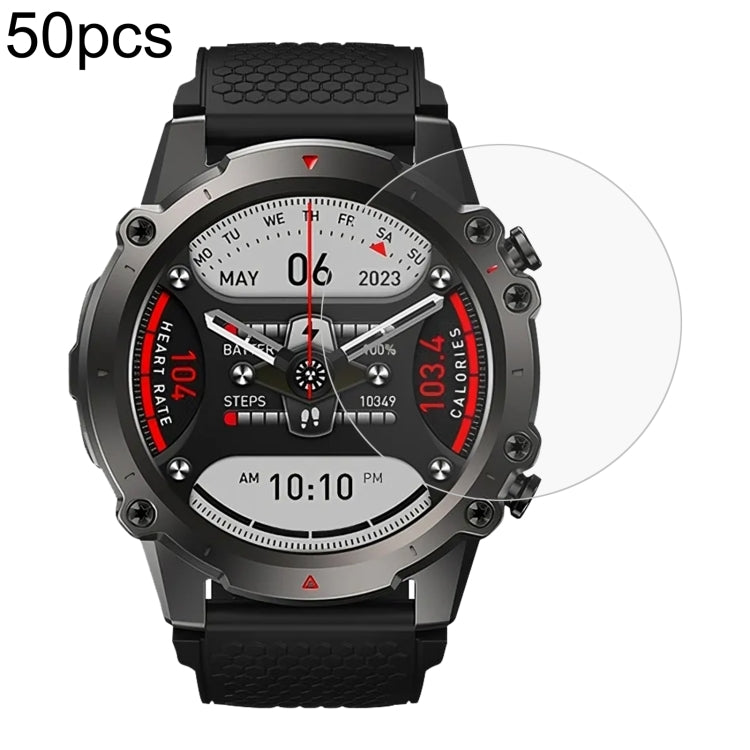 50pcs 0.26mm 2.5D 9H Tempered Glass Film Watch Screen Protector