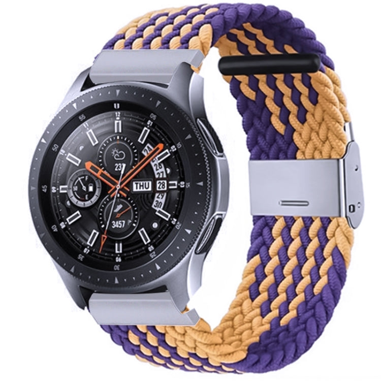 Nylon Braided Metal Buckle Watch Band