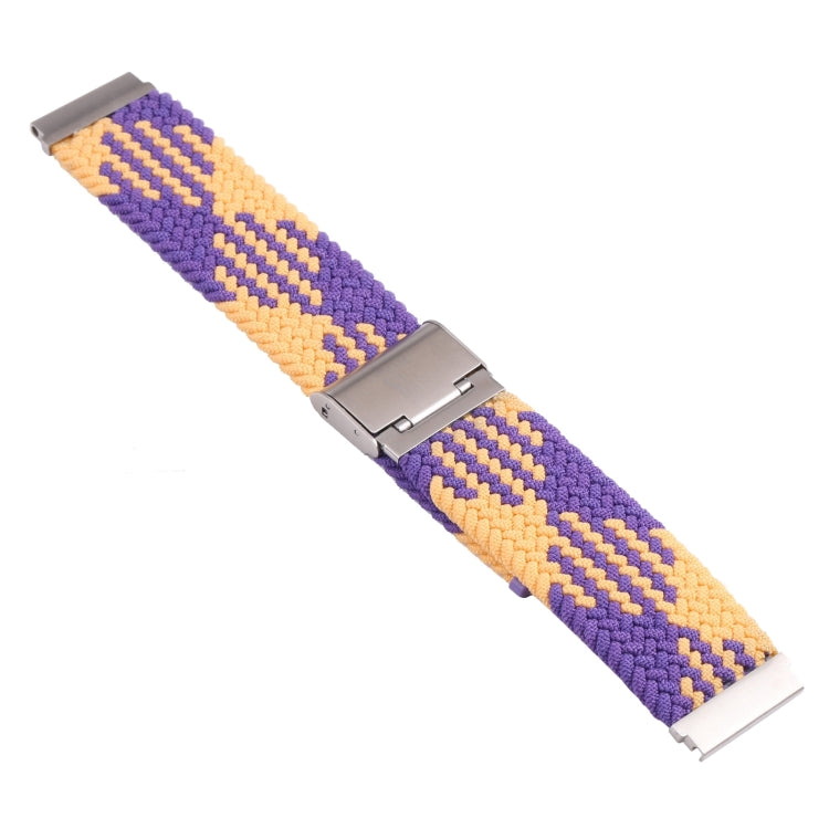 Nylon Braided Metal Buckle Watch Band