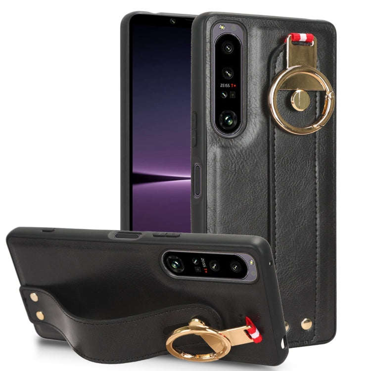 Wristband Leather Back Phone Case