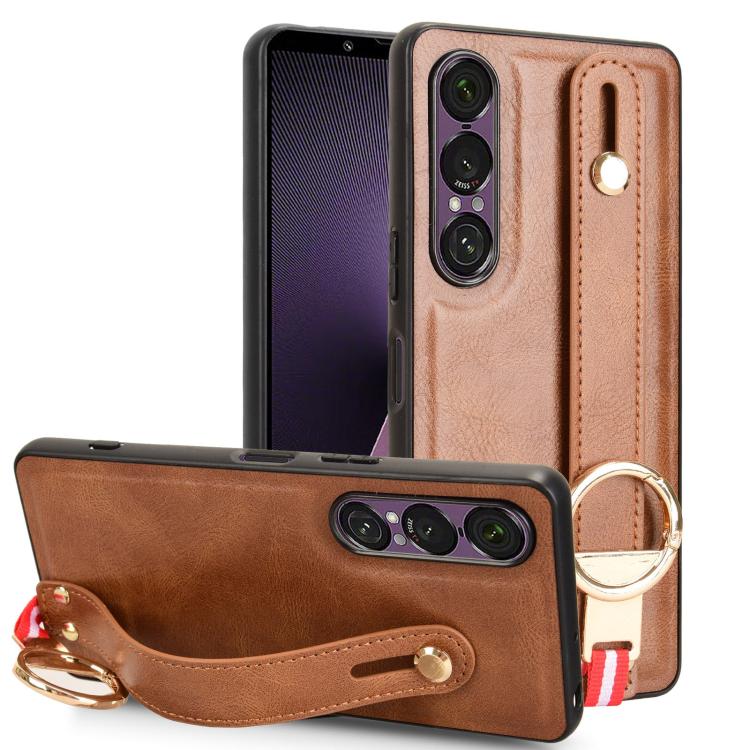 Wristband Leather Back Phone Case