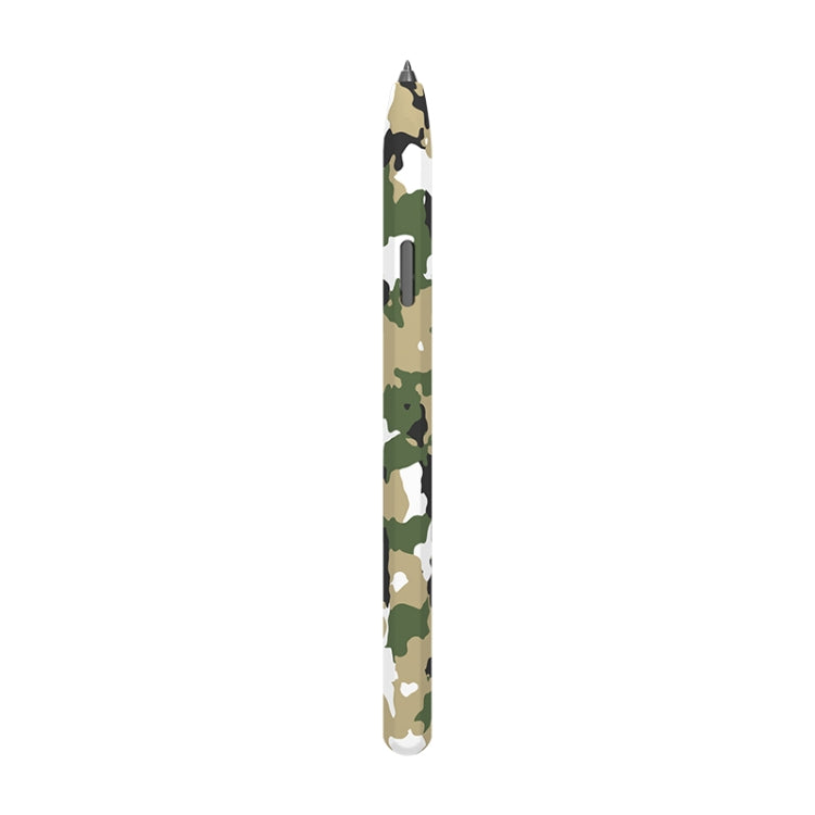 Camouflage Silicone Protective Pen Case — Yellow