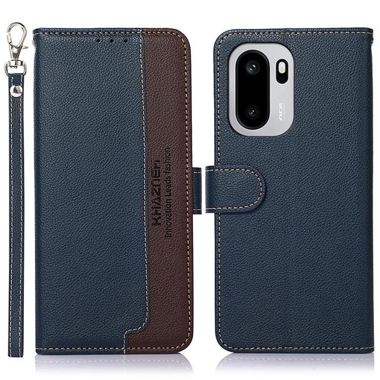 KHAZNEH Litchi Texture Leather RFID Phone Case