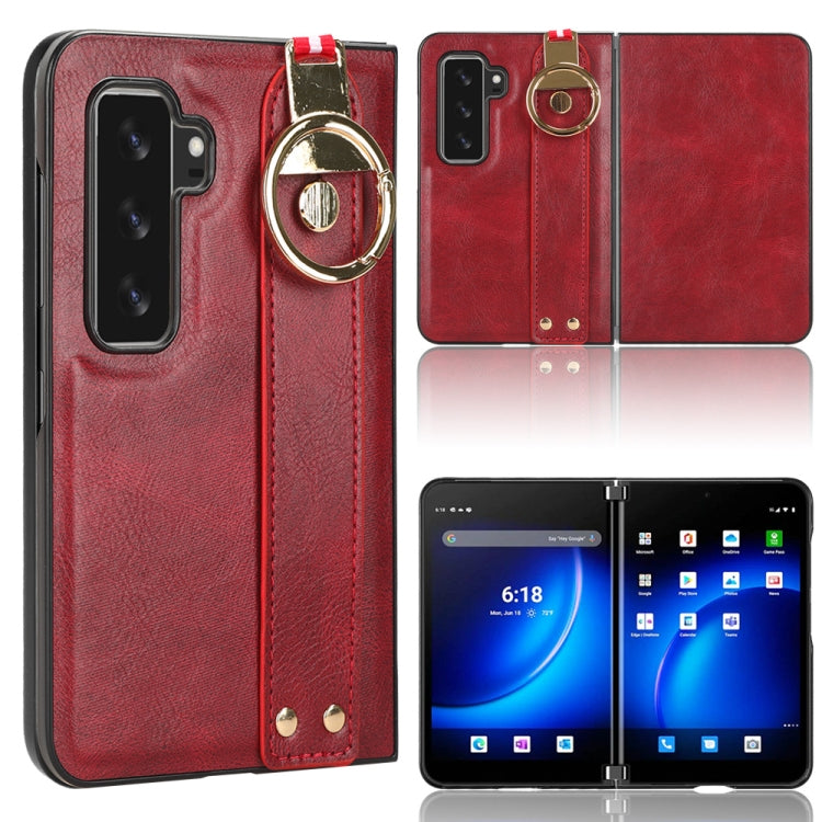 Wristband Leather Back Phone Case