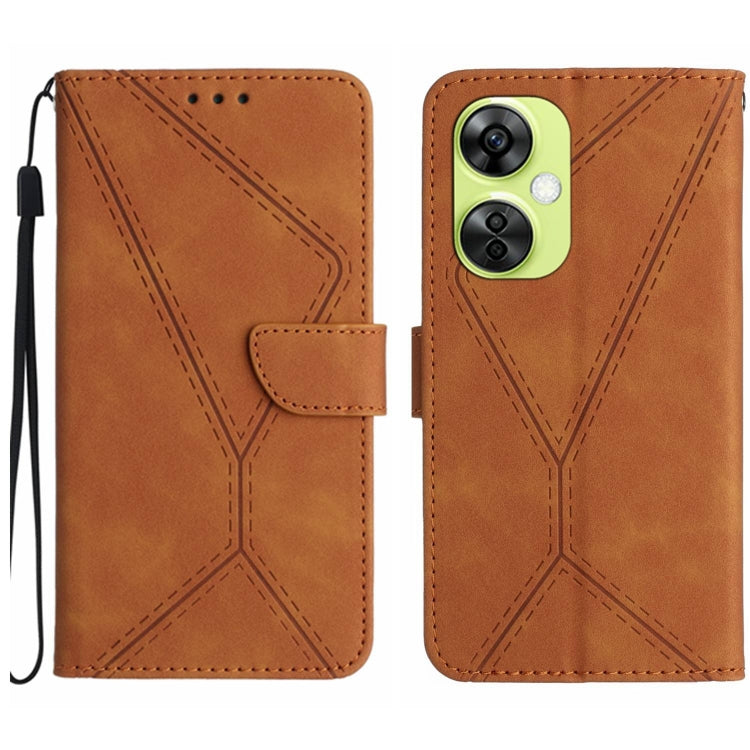 Stitching Embossed Leather Phone Case