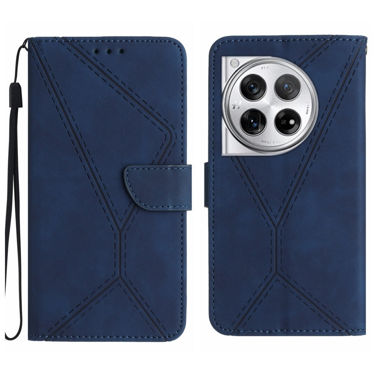 Stitching Embossed Leather Phone Case