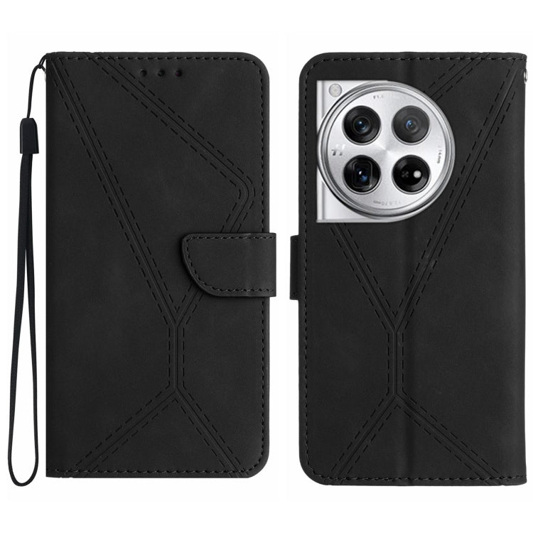 Stitching Embossed Leather Phone Case