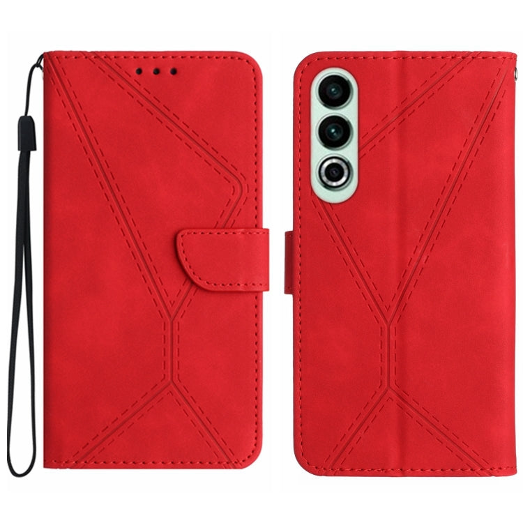Stitching Embossed Leather Phone Case