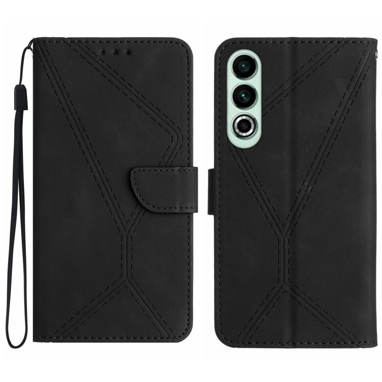 Stitching Embossed Leather Phone Case