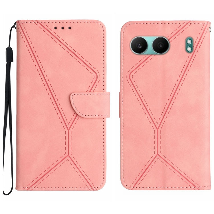 Stitching Embossed Leather Phone Case