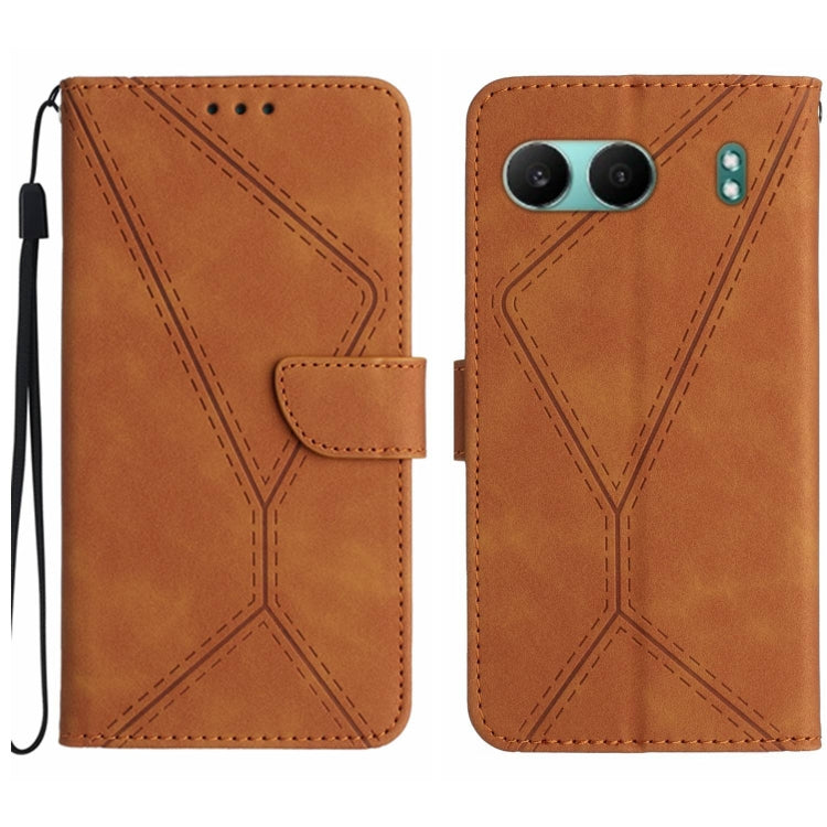Stitching Embossed Leather Phone Case