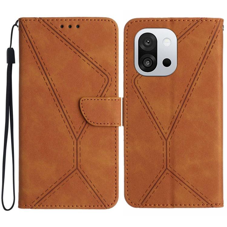 Stitching Embossed Leather Phone Case