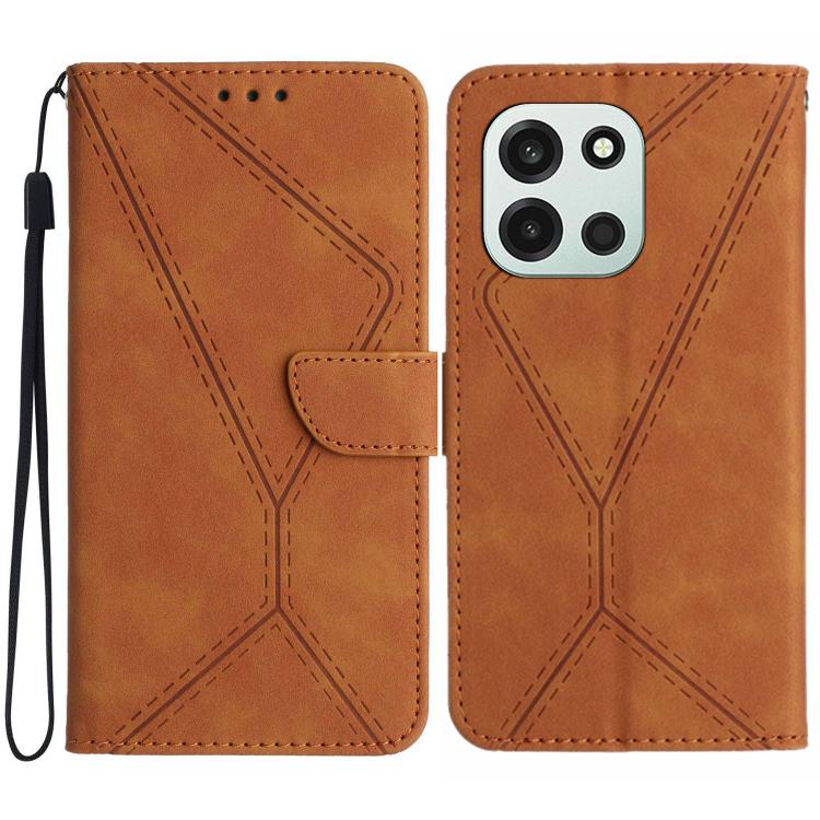 Stitching Embossed Leather Phone Case