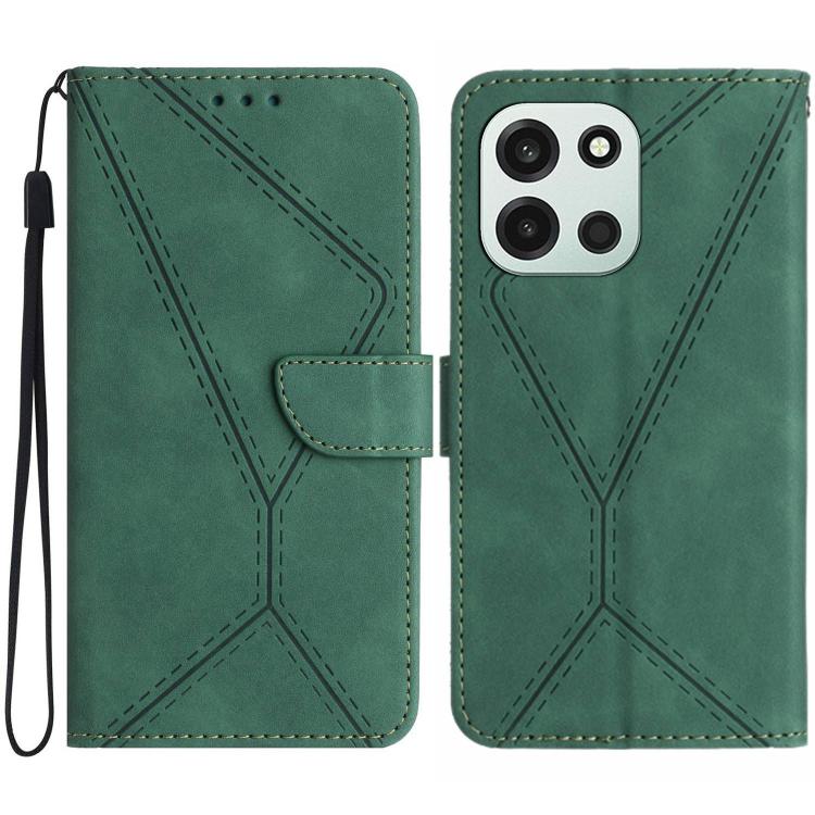 Stitching Embossed Leather Phone Case