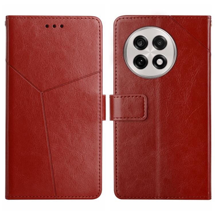 Y-shaped Pattern Flip Leather Phone Case