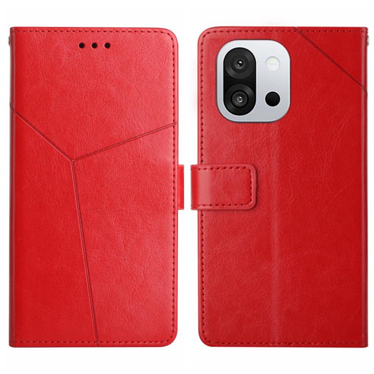 Y-shaped Pattern Flip Leather Phone Case