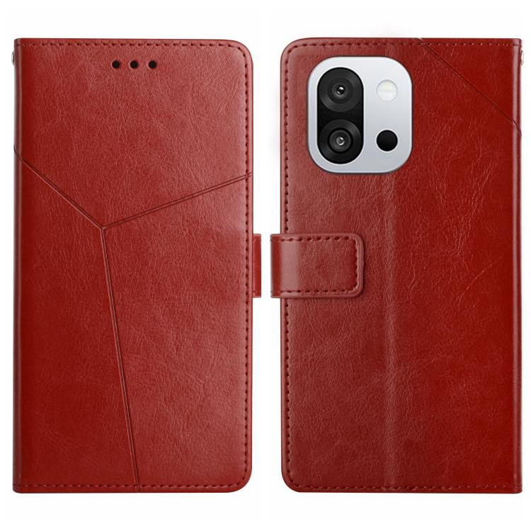 Y-shaped Pattern Flip Leather Phone Case