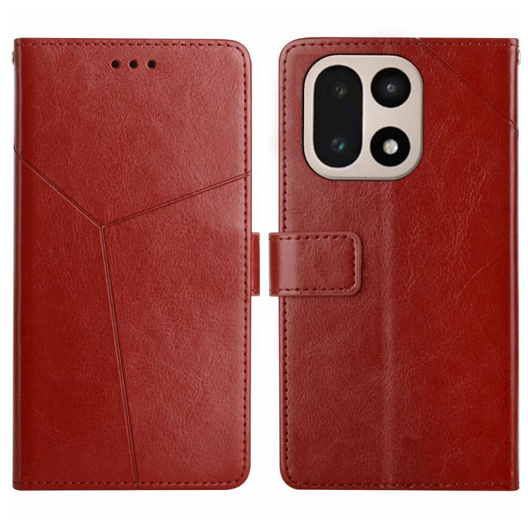 Y-shaped Pattern Flip Leather Phone Case