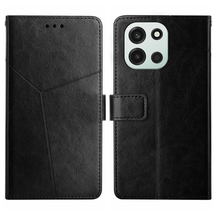 Y-shaped Pattern Flip Leather Phone Case