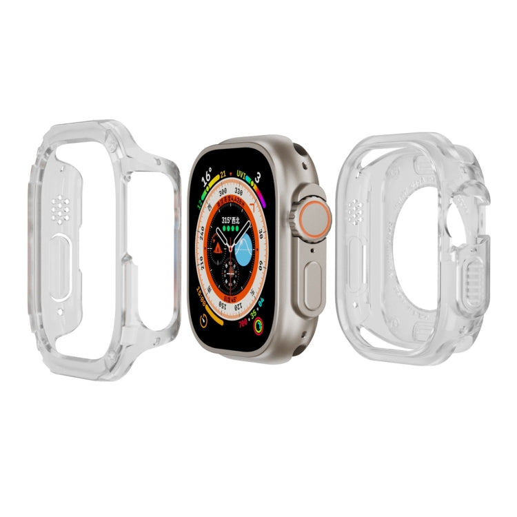 2-in-1 PC Hybrid TPU Armor Watch Case — Red