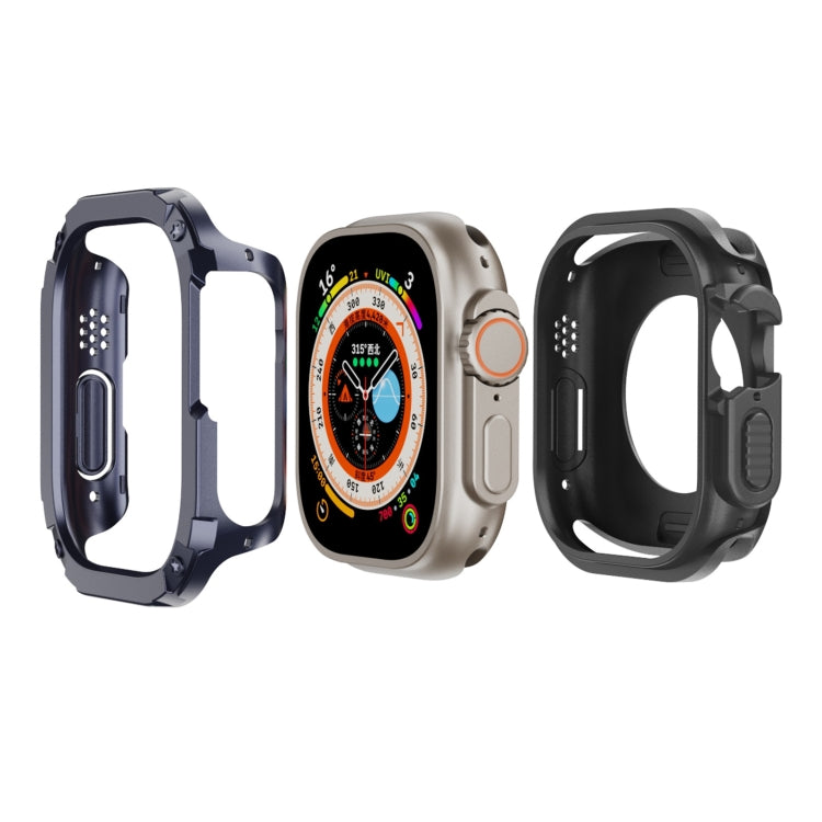 2-in-1 PC Hybrid TPU Armor Watch Case — Transparent