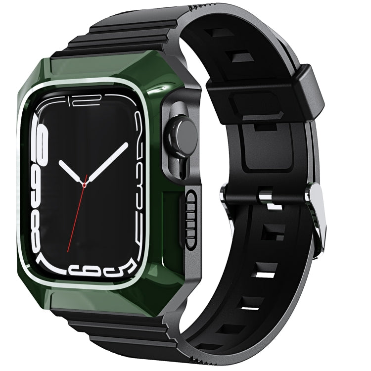 PC Rugged Case Integrated TPU Watch Band — For Apple Watch SE 2025 / 2023 40mm