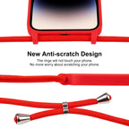 Crossbody Lanyard Liquid Silicone Case
