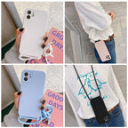 Crossbody Lanyard Liquid Silicone Case