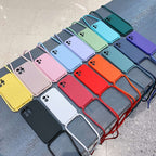 Crossbody Lanyard Liquid Silicone Case