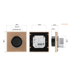 95-240V AC 3A Smart Knob Boiler Heating Thermostat with Internal Sensor & WiFi Connection — Silver