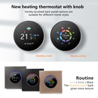 BHT-7000-GALZB 95-240V AC 3A Smart Knob Thermostat Water Heating Controller with Zigbee — view 7