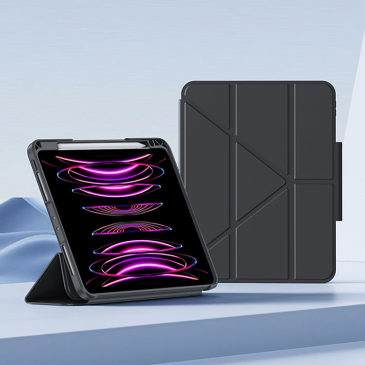 Deformation Buckle Leather Smart Tablet Case