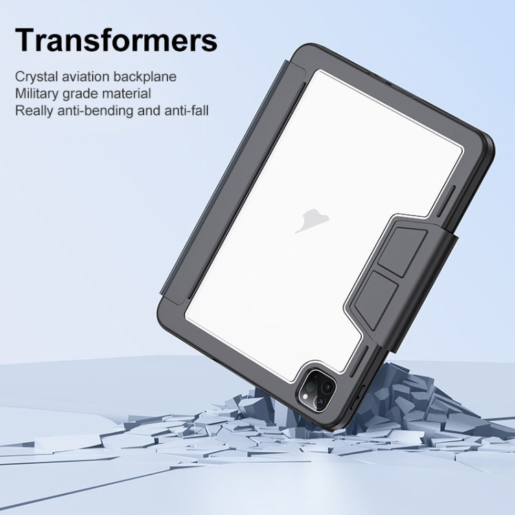 Deformation Buckle Leather Smart Tablet Case