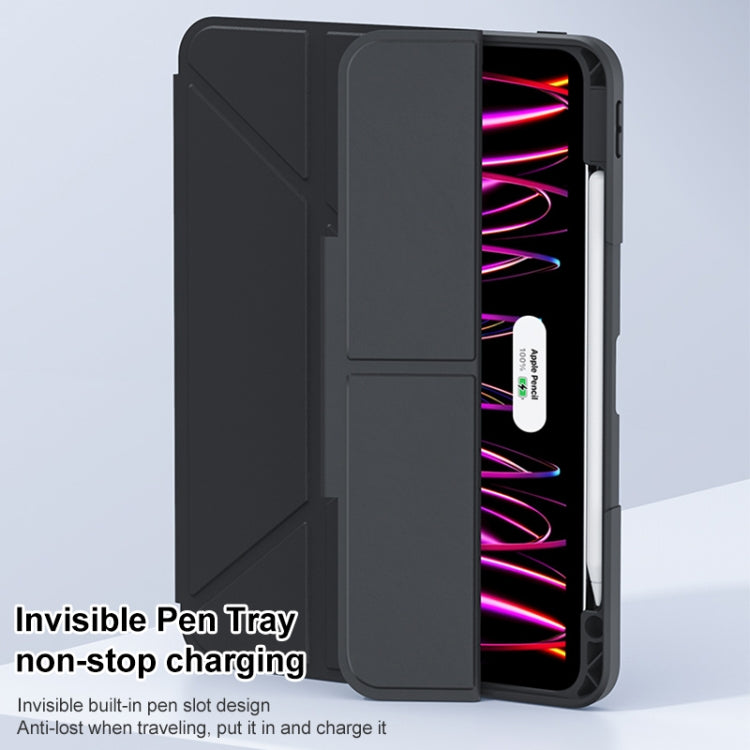 Deformation Buckle Leather Smart Tablet Case