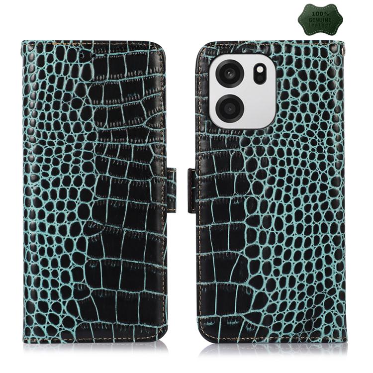 Crocodile Top Layer Cowhide Leather Phone Case