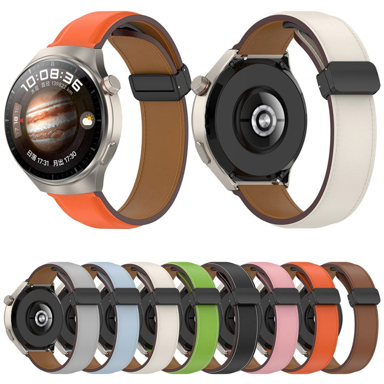 Folding Buckle Genuine Leather Watch Band