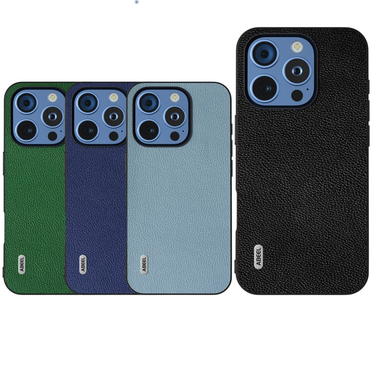ABEEL Black Edge Genuine Leather Mino Phone Case
