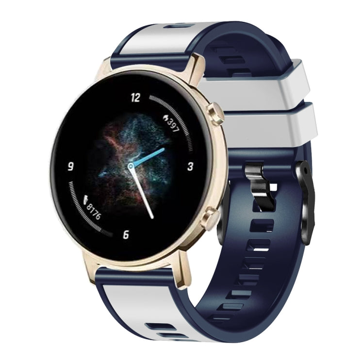 18mm Weave Two-Color Silicone Watch Band