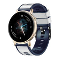 18mm Weave Two-Color Silicone Watch Band