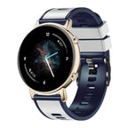 18mm Weave Two-Color Silicone Watch Band
