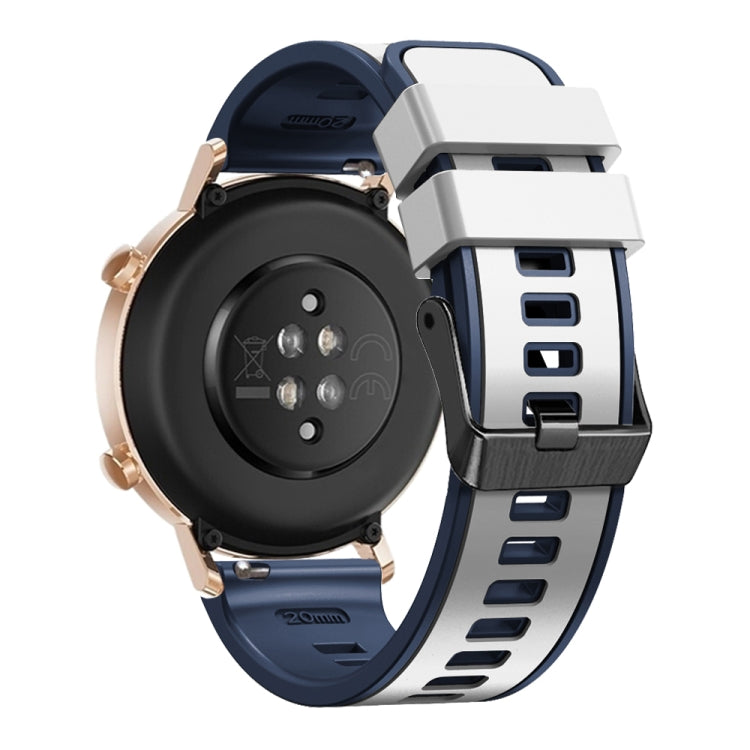 18mm Weave Two-Color Silicone Watch Band