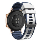 18mm Weave Two-Color Silicone Watch Band