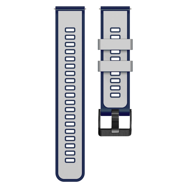 18mm Weave Two-Color Silicone Watch Band