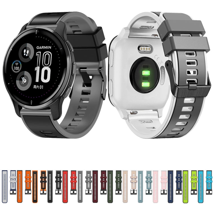 18mm Weave Two-Color Silicone Watch Band