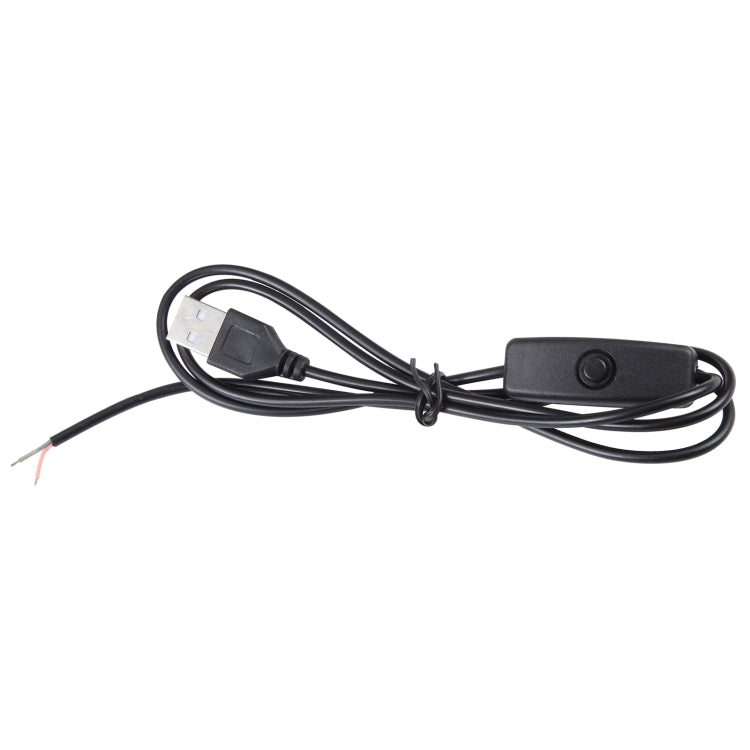 1m USB DC Cable with Switch — White
