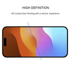 Full Glue Screen Tempered Glass Film — For iPhone 15 Plus